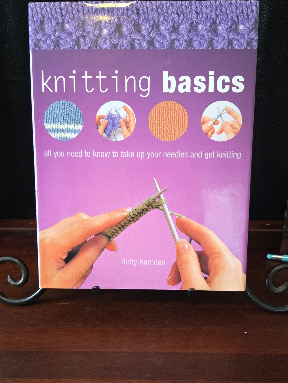 KNITTING BASICS by BETTY BARNDEN 2002 Hardcover, Like New
